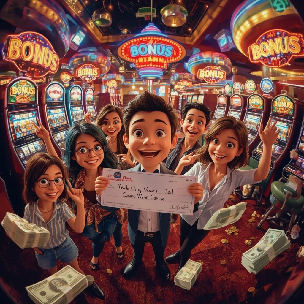 bonus nelle mani di un uomo al casinò ELSLOTS CASINO